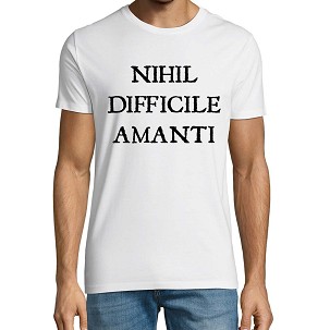 Nothing is difficult for the one who loves - Cicero - U - W - 2XL